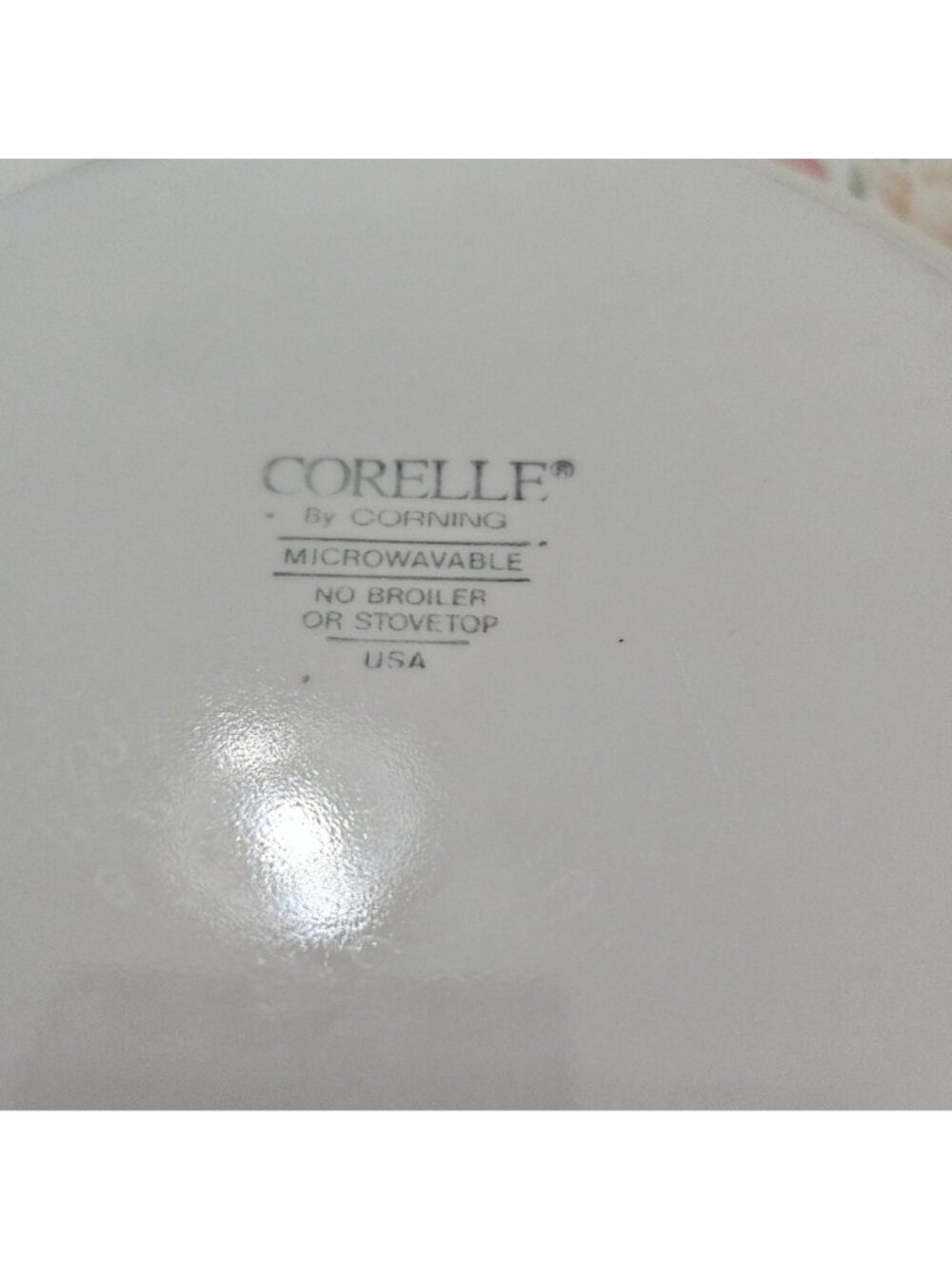 3 Corelle French Garden Luncheon Plate 8.5" vintage flower Corning USA 1980s - Picture 5 of 8